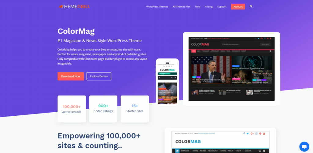 ColorMag - Miglior Tema WordPress Gratis per un sito di News