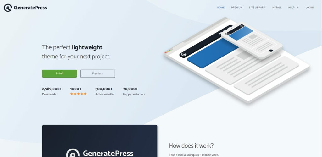 GeneratePress è un tema semplice e molo versatile